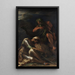 Aineasin unelma - Salvator Rosa — kehystetty taideteos seinällä