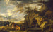Moïsen löytö - Salvator Rosa — näkymä teoksesta