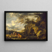 Moïsen löytö - Salvator Rosa — kehystetty taideteos seinällä