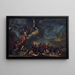 Thebesin perustaminen - Salvator Rosa — kehystetty taideteos seinällä