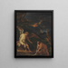 Tobias et l'ange - Salvator Rosa — kehystetty taideteos seinällä