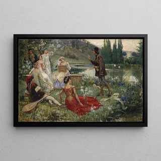 Salvatore Postiglione - Motiv aus dem Decamerone.webp