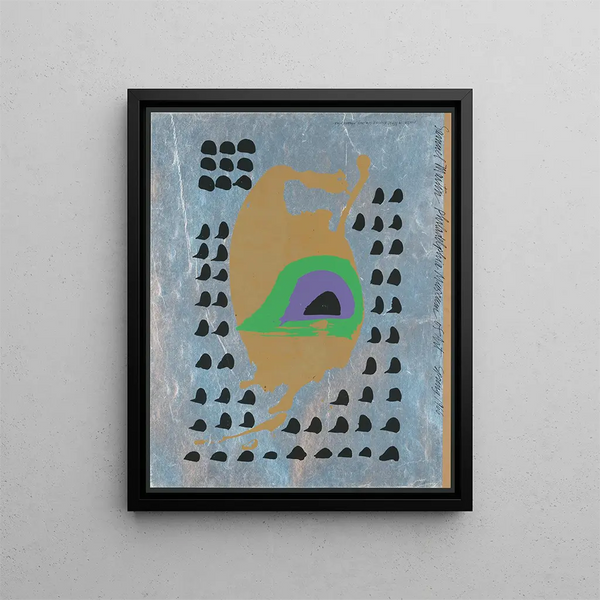Musée d'art de Philadelphie, printemps 1966 - Sam Maitin — kehystetty taideteos seinällä