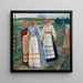 Lauantai-illasta - Carl Wilhelmson — kehystetty taideteos seinällä