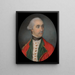 Portrait d'un officier d'infanterie - Samuel Cotes — kehystetty taideteos seinällä