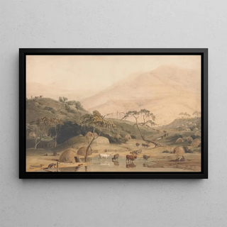 Samuel Daniell - A Kaffir Village.webp