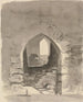 Une entrée voûtée dans un bâtiment en ruine - Samuel Davis — näkymä teoksesta