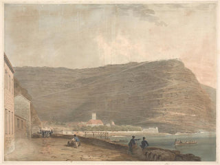 Colonisation côtière anglaise entourée de montagnes - Samuel Davis — näkymä teoksesta