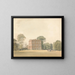 Vue latérale de la maison Ayot, Hertfordshire - Samuel Davis — kehystetty taideteos seinällä