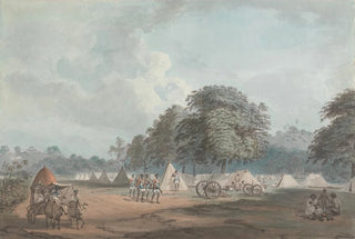 Samuel Davis - The Hur Rangers Encamped at Colgong.webp