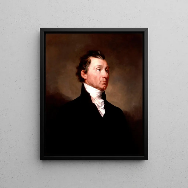 James Monroe - Samuel Finley Breese Morse — kehystetty taideteos seinällä