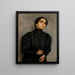 Portrait de Maria Feldman - Samuel Hirszenberg — kehystetty taideteos seinällä