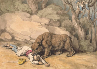 Samuel Howitt - A Bear Attacking a Fallen Indian.webp