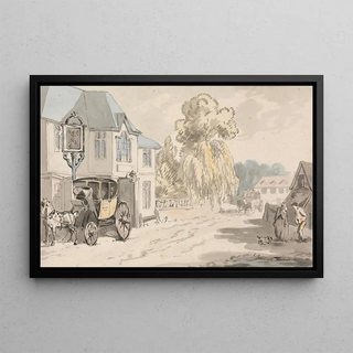 Samuel Howitt - Riders Outside an Inn.webp