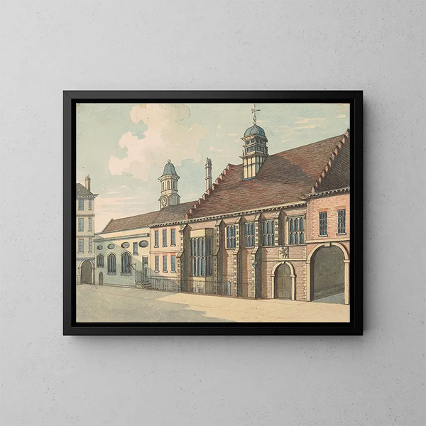 Gray's Inn - Samuel Ireland — kehystetty taideteos seinällä
