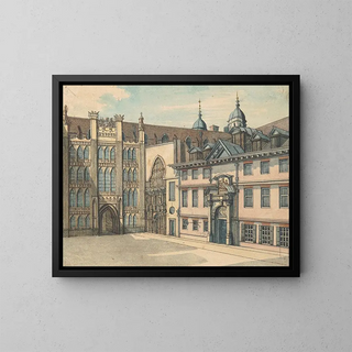 Hôtel de ville - Samuel Ireland — kehystetty taideteos seinällä