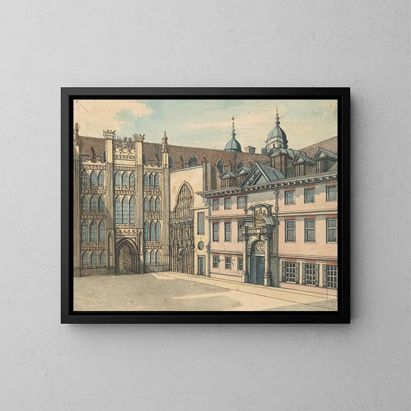 Hôtel de ville - Samuel Ireland — kehystetty taideteos seinällä