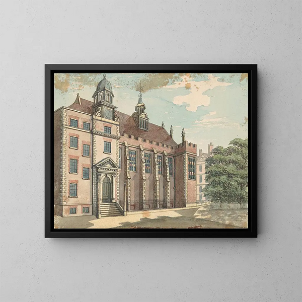 Façade nord de la salle du temple - Samuel Ireland — kehystetty taideteos seinällä