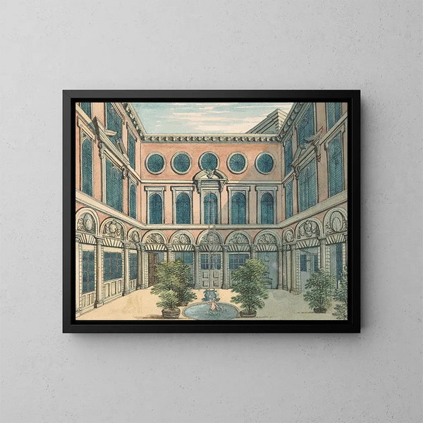 Hôtel des chandeliers de suif - Samuel Ireland — kehystetty taideteos seinällä