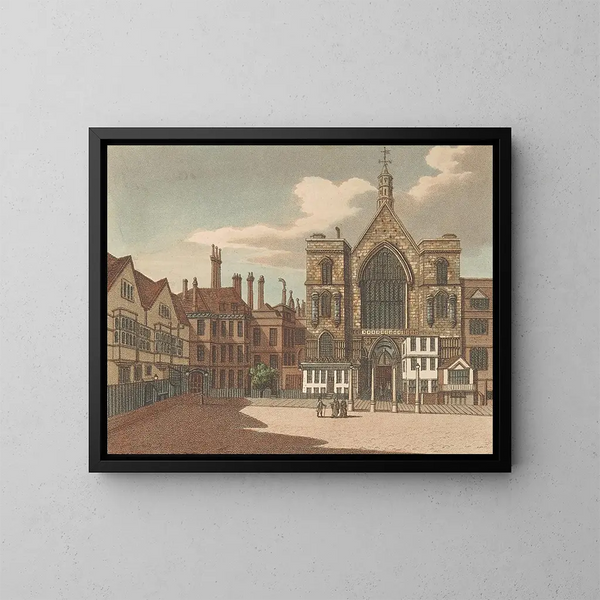 Hall de Westminster - Samuel Ireland — kehystetty taideteos seinällä
