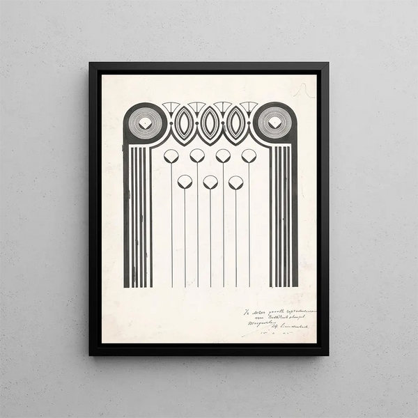 Tampon typographique décoratif pour une couverture de livre - Samuel Jessurun de Mesquita — kehystetty taideteos seinällä