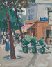 Jardins de Luxembourg à Paris - Samuel John Peploe — näkymä teoksesta