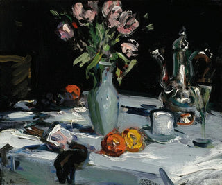 Tulipes et une cafetière - Samuel John Peploe — näkymä teoksesta