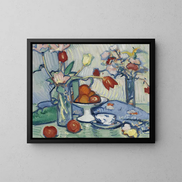Tulipes - Samuel John Peploe — kehystetty taideteos seinällä