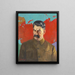 Joseph Stalin - Samuel Johnson Woolf — kehystetty taideteos seinällä