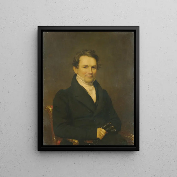 Edward Kellogg - Samuel Lovett Waldo - Maalaus — kehystetty taideteos seinällä