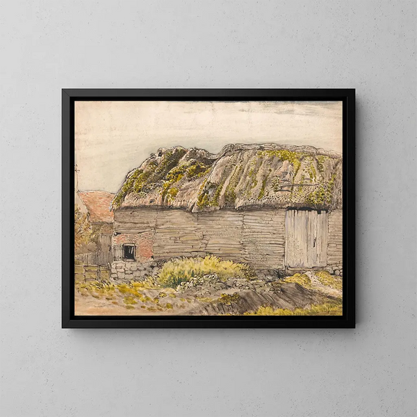 Yksi sammalinen lato Shorehamissa - Samuel Palmer — kehystetty taideteos seinällä