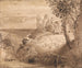 Pastoraalinen kohtaus - Samuel Palmer — näkymä teoksesta