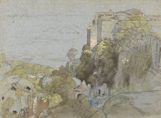Samuel Palmer - Italian Hill Town.webp