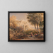 La Vocatella à Chapel construite par un ermite près de Corpo de Cava dans le voisinage de Salerne et Naples - Samuel Palmer — kehystetty taideteos seinällä