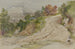 Reitti italialaisessa vuoristomaisemassa - Samuel Palmer — näkymä teoksesta