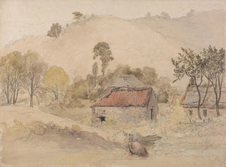 Les Granges - Samuel Palmer — näkymä teoksesta