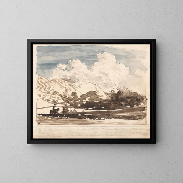 Le Nuage Lumineux - Samuel Palmer — kehystetty taideteos seinällä