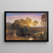 L'Heure dorée - Samuel Palmer — kehystetty taideteos seinällä
