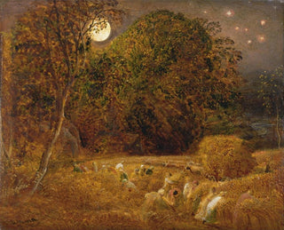 La Lune de la récolte - Samuel Palmer — näkymä teoksesta