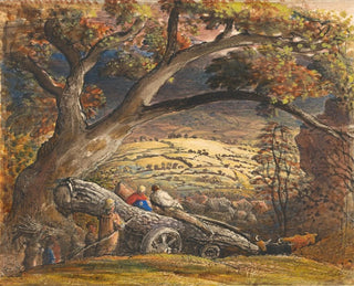 Le chariot de bois - Samuel Palmer — näkymä teoksesta