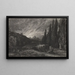 Aamunviljelijä - Samuel Palmer — kehystetty taideteos seinällä