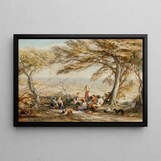 Samuel Palmer - The rustic dinner.webp