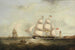 Samuel Waltersin La gazelle entrant dans la Mersey - Maalaus — näkymä teoksesta