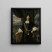 Muotokuva Mattheus van den Broucke 1620-1685 Intia-neuvonantaja - Samuel van Hoogstraten — kehystetty taideteos seinällä