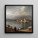 San Cristoforo, San Michele ja Murano Fondamenta Nuoveilta Venetsiassa - Canaletto — kehystetty taideteos seinällä