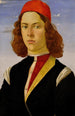 Portrait d'un jeune homme - Sandro Botticelli — näkymä teoksesta