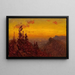 Shawangunk-vuorten maalaus - Sanford Robinson Gifford — kehystetty taideteos seinällä