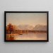 Sunapeen järven, New Hampshire - Sanford Robinson Gifford — kehystetty taideteos seinällä