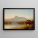 vuoristomaisemasta - Sanford Robinson Gifford — kehystetty taideteos seinällä