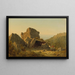 Le Camp sur Mansfield Mountain Vermont - Sanford Robinson Gifford — kehystetty taideteos seinällä